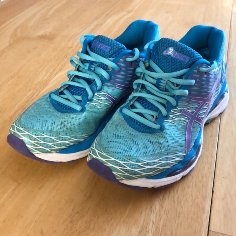 Asics Gel Nimbus 18 Blue Purple Size 8